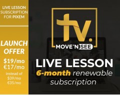 Abonnement au service LIVE LESSON - 6 mois renouvelable automatiquement