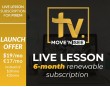 LIVE LESSON: 6-month renewable subscription for iPhone, iPad & Android