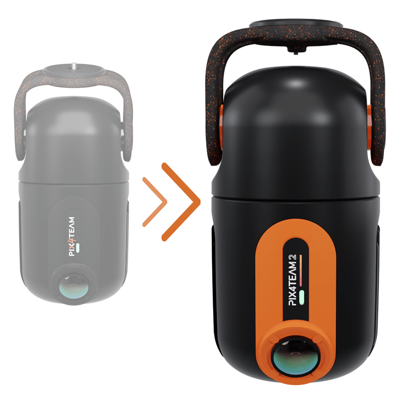 Transformación del PIX4TEAM 1 en 2