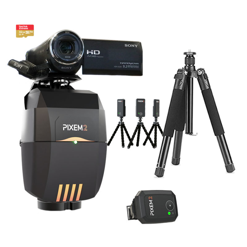 PIXEM 2 + SONY CX405 camera + 32GB microSD card + tripod