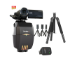 Le pack contient le robot caméraman PIXEM 2, un trépied, une carte microSD et une caméra SONY HDR-CX405