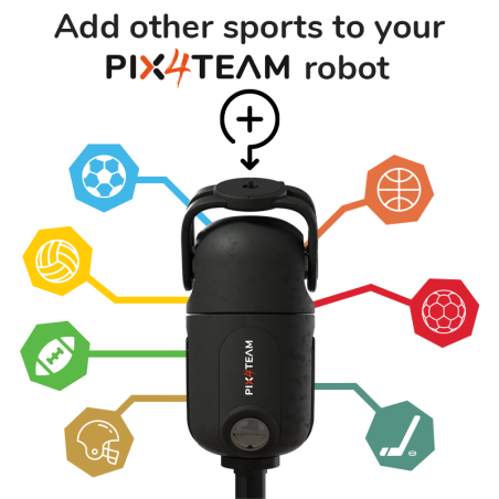 Añade otros deportes a tu robot PIX4TEAM de primera generación (software)