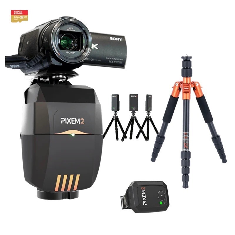 PIXEM 2 + PANASONIC HC-VX3 + tarjeta microSD 32GB + trípode