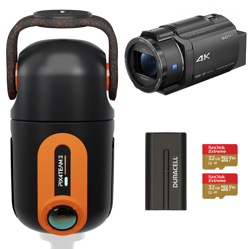 PIX4TEAM 2 + SONY AX43 camcorder