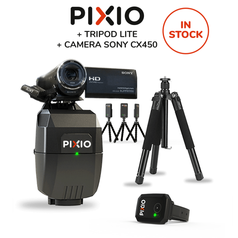 PACK PIXIO + SONY CX450 camera + tripod