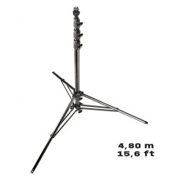 4,80m (15,6 ft) high heavy stand