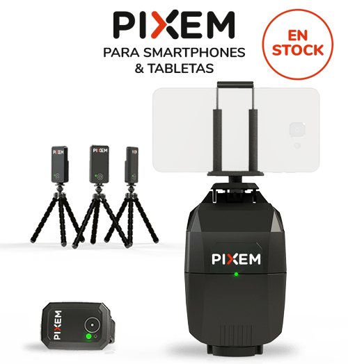 PIXEM auto-follow camera for smartphone and tablet