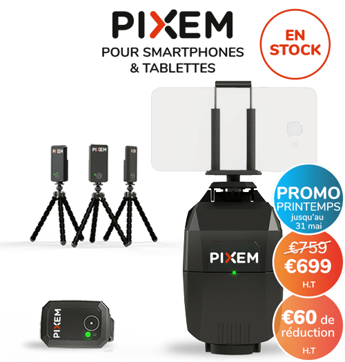 PIXEM, le robot cameraman pour téléphone et tablette