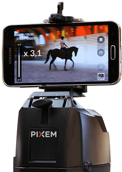 PIXEM the robot camera with a zoom automatic