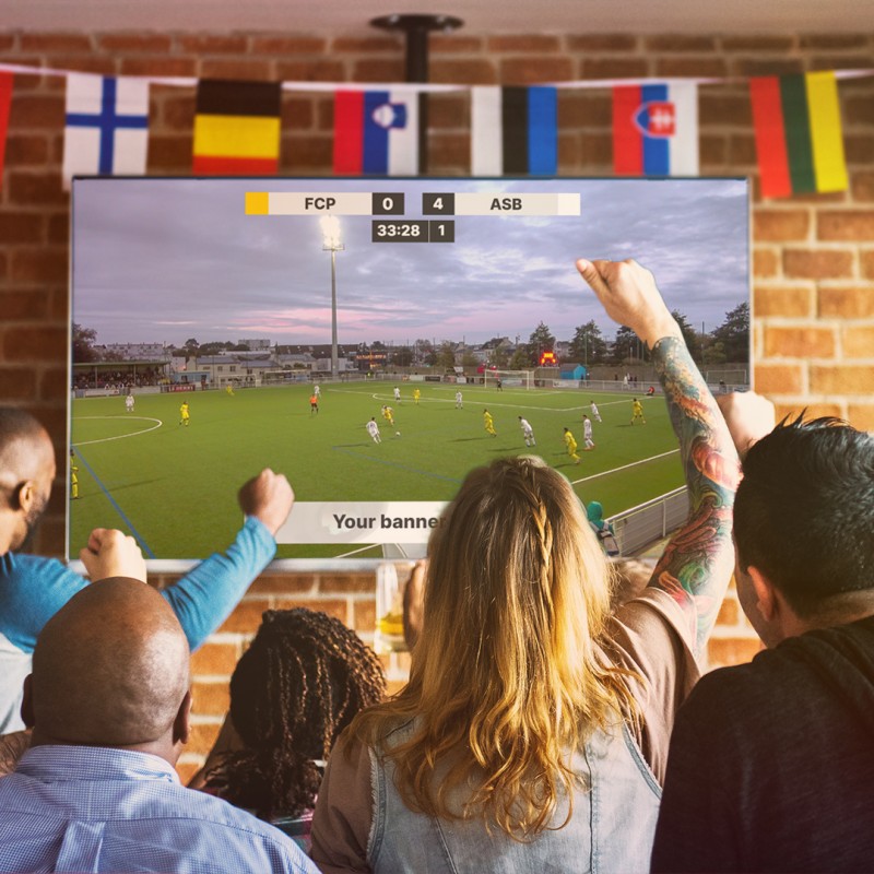 add a scoreboard and your banner ads on your lives