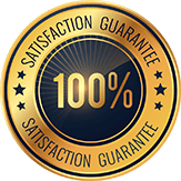 Your satisfaction is 100% garanteed